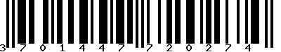 EAN-13 : 3701447720274 EAN-13 : 3701447720274
