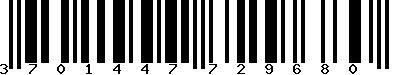 EAN-13 : 3701447729680 EAN-13 : 3701447729680