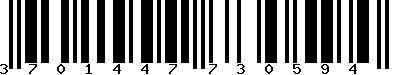 EAN-13 : 3701447730594 EAN-13 : 3701447730594