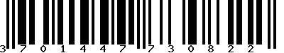 EAN-13 : 3701447730822 EAN-13 : 3701447730822