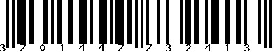 EAN-13 : 3701447732413 EAN-13 : 3701447732413