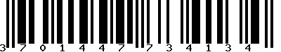 EAN-13 : 3701447734134 EAN-13 : 3701447734134