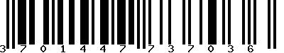 EAN-13 : 3701447737036 EAN-13 : 3701447737036