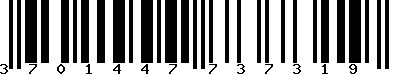 EAN-13 : 3701447737319 EAN-13 : 3701447737319