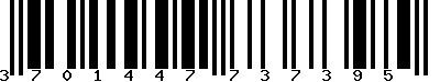 EAN-13 : 3701447737395 EAN-13 : 3701447737395