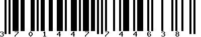 EAN-13 : 3701447744638 EAN-13 : 3701447744638