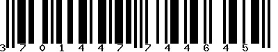 EAN-13 : 3701447744645 EAN-13 : 3701447744645
