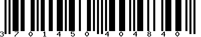 EAN-13 : 3701450404840 EAN-13 : 3701450404840