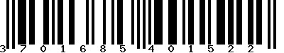 EAN-13 : 3701685401522 EAN-13 : 3701685401522