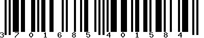 EAN-13 : 3701685401584 EAN-13 : 3701685401584