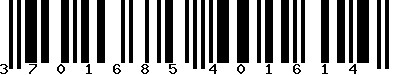 EAN-13 : 3701685401614 EAN-13 : 3701685401614