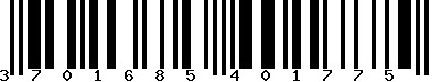 EAN-13 : 3701685401775 EAN-13 : 3701685401775