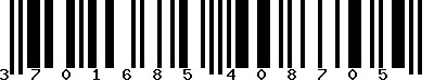 EAN-13 : 3701685408705 EAN-13 : 3701685408705