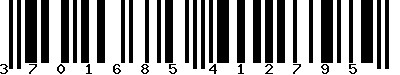 EAN-13 : 3701685412795 EAN-13 : 3701685412795