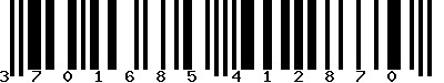 EAN-13 : 3701685412870 EAN-13 : 3701685412870