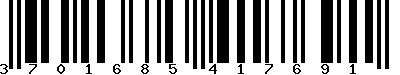 EAN-13 : 3701685417691 EAN-13 : 3701685417691