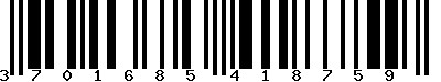 EAN-13 : 3701685418759 EAN-13 : 3701685418759