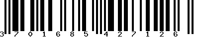 EAN-13 : 3701685427126 EAN-13 : 3701685427126