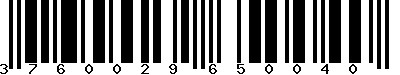 EAN-13 : 3760029650040 EAN-13 : 3760029650040
