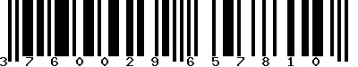 EAN-13 : 3760029657810 EAN-13 : 3760029657810