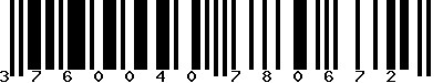 EAN-13 : 3760040780672 EAN-13 : 3760040780672