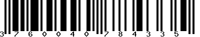EAN-13 : 3760040784335 EAN-13 : 3760040784335