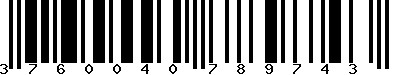 EAN-13 : 3760040789743 EAN-13 : 3760040789743