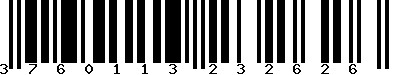 EAN-13 : 3760113232626 EAN-13 : 3760113232626