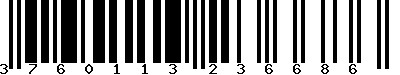 EAN-13 : 3760113236686 EAN-13 : 3760113236686