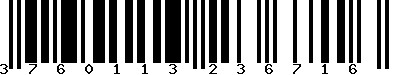 EAN-13 : 3760113236716 EAN-13 : 3760113236716