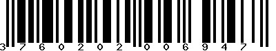 EAN-13 : 3760202006947 EAN-13 : 3760202006947