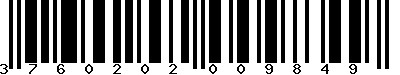 EAN-13 : 3760202009849 EAN-13 : 3760202009849