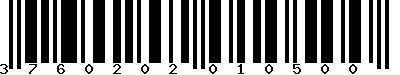 EAN-13 : 3760202010500 EAN-13 : 3760202010500