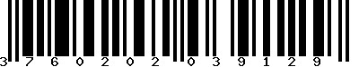 EAN-13 : 3760202039129 EAN-13 : 3760202039129