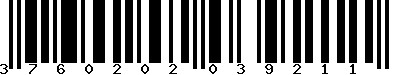 EAN-13 : 3760202039211 EAN-13 : 3760202039211