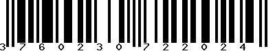 EAN-13 : 3760230722024 EAN-13 : 3760230722024