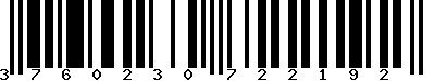 EAN-13 : 3760230722192 EAN-13 : 3760230722192