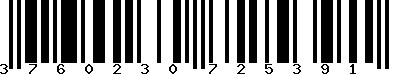 EAN-13 : 3760230725391 EAN-13 : 3760230725391