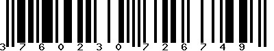 EAN-13 : 3760230726749 EAN-13 : 3760230726749