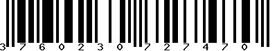 EAN-13 : 3760230727470 EAN-13 : 3760230727470