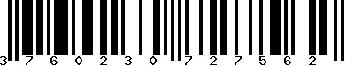 EAN-13 : 3760230727562 EAN-13 : 3760230727562