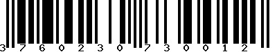 EAN-13 : 3760230730012 EAN-13 : 3760230730012