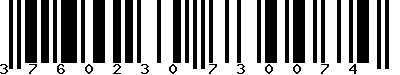EAN-13 : 3760230730074 EAN-13 : 3760230730074
