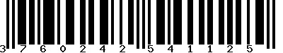 EAN-13 : 3760242541125 EAN-13 : 3760242541125