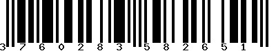 EAN-13 : 3760283582651 EAN-13 : 3760283582651