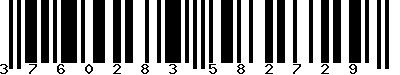 EAN-13 : 3760283582729 EAN-13 : 3760283582729