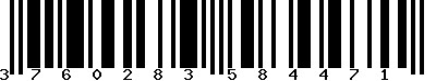 EAN-13 : 3760283584471 EAN-13 : 3760283584471