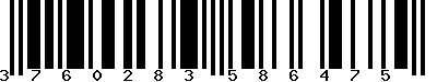 EAN-13 : 3760283586475 EAN-13 : 3760283586475