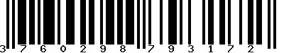 EAN-13 : 3760298793172 EAN-13 : 3760298793172