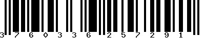 EAN-13 : 3760336257291 EAN-13 : 3760336257291